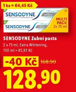Lidl SENSODYNE Zubní pasta nabídka