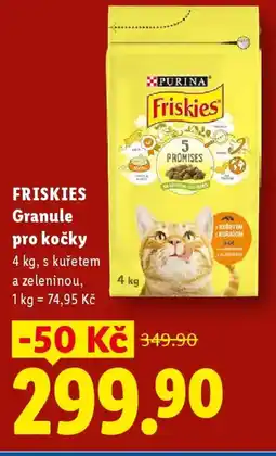 Lidl FRISKIES Granule pro kočky nabídka