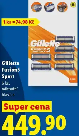 Lidl Gillette Fusion5 Sport nabídka