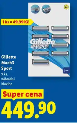 Lidl Gillette Mach3 Sport nabídka
