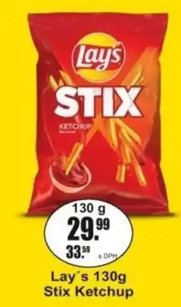 Adam Lay's Stix Ketchup nabídka
