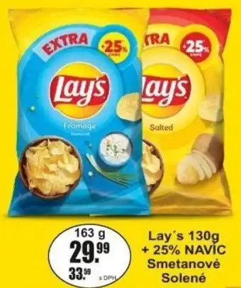 Adam Lay's +25% NAVÍC Smetanové Solené nabídka