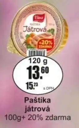 Adam Viva Paštika játrová nabídka
