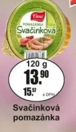 Adam Viva Svačinková pomazánka nabídka