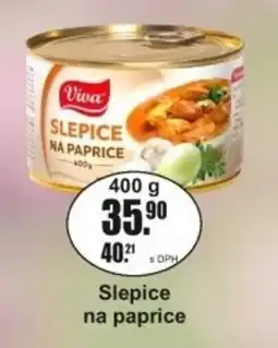 Adam Viva Slepice na paprice nabídka
