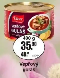Adam Viva Vepřový guláš nabídka