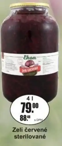 Adam Zelí červené sterilované nabídka