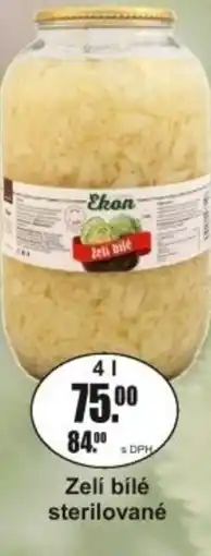 Adam Zelí bílé sterilované nabídka