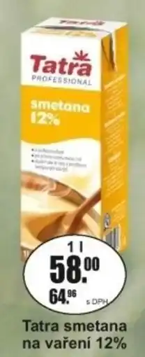 Adam Tatra smetana na vaření 12% nabídka