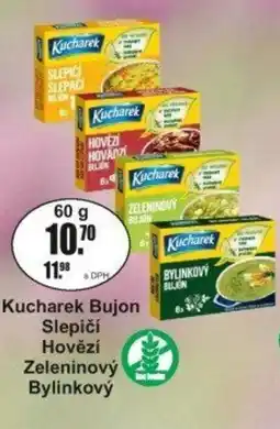 Adam Kucharek Bujon Slepičí Hovězí Zeleninový Bylinkový nabídka