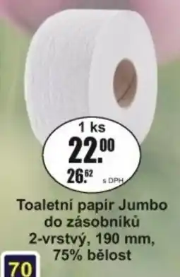 Adam Toaletní papír Jumbo do zásobníků nabídka