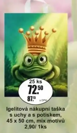 Adam Igelitová nákupní taška suchy a s potiskem nabídka
