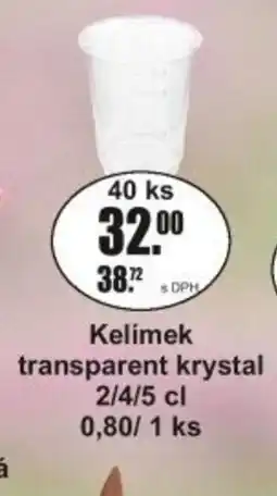 Adam Kelímek transparent krystal nabídka