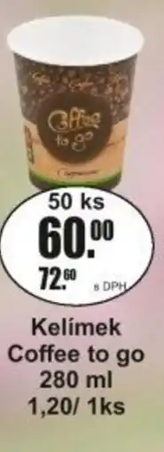 Adam Kelímek Coffee to go nabídka