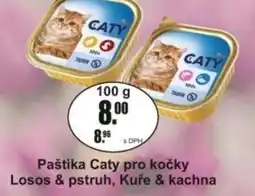 Adam Paštika Caty pro kočky Losos & pstruh, Kuře & kachna nabídka