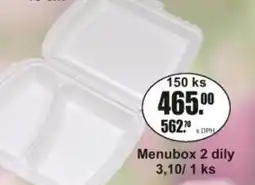 Adam Menubox 2 díly nabídka