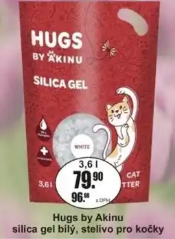 Adam Hugs by Akinu silica gel bílý, stelivo pro kočky nabídka