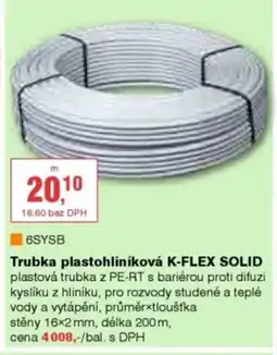 DEK Trubka plastohliníková K-FLEX SOLID nabídka