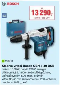 DEK Kladivo vrtací Bosch GBH 5-40 DCE nabídka