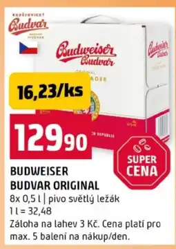 Terno Budweiser budvar original nabídka
