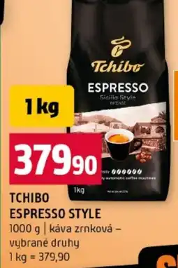 Terno Tchibo espresso style nabídka