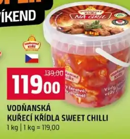 Terno Vodňanská kuřecí křídla sweet chilli nabídka