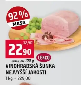 Terno Vinohradská šunka nejvyšší jakosti nabídka