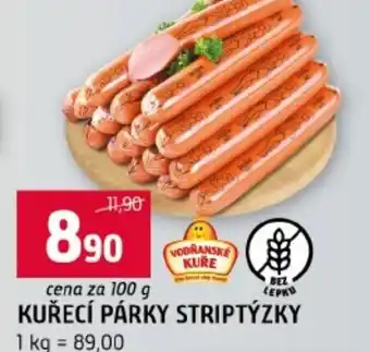 Terno Kuřecí párky striptýzky nabídka