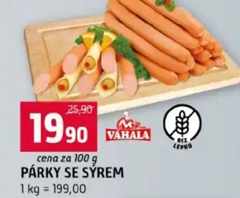 Terno Párky se sýrem nabídka