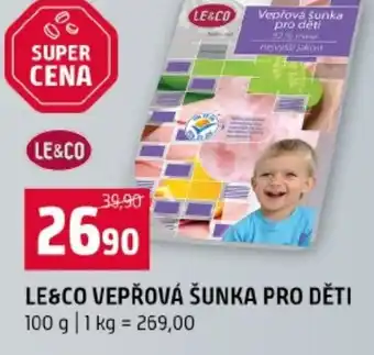 Terno Le&Co vepřová šunka pro děti nabídka