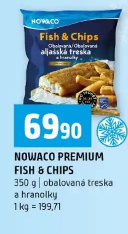 Terno Nowaco premium fish & chips nabídka