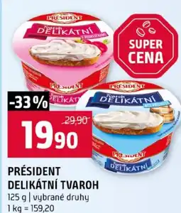 Terno Président delikátní tvaroh nabídka