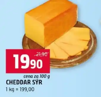Terno Cheddar sýr nabídka