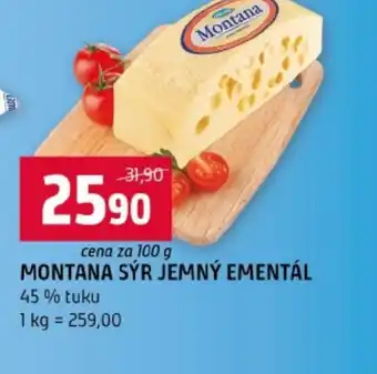 Terno Montana sýr jemný ementál nabídka