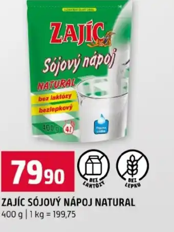Terno Zajíc sójový nápoj natural nabídka