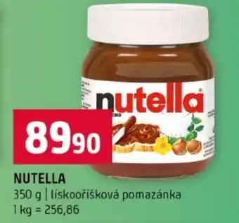 Terno Nutella nabídka