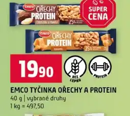 Terno Emco tyčinka ořechy a protein nabídka