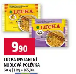 Terno Lucka instantní nudlová polévka nabídka