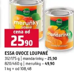 Terno Essa ovoce loupané nabídka
