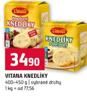 Terno Vitana knedlíky nabídka