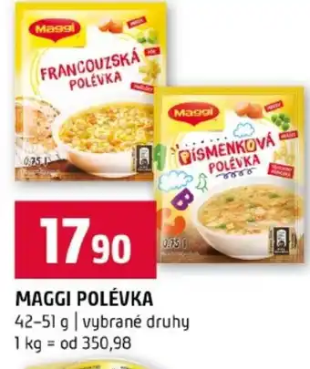 Terno Maggi polévka nabídka