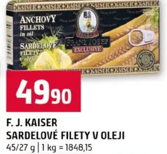 Terno F. j. kaiser sardelové filety v oleji nabídka