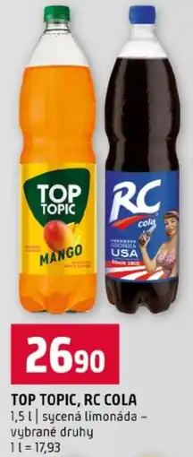 Terno Top topic, RC cola nabídka