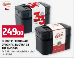 Terno Budweiser budvar original, budvar 33 thermobag nabídka