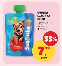 Penny Market Ovocná svačinka HELLO nabídka