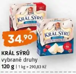 Terno Král sýrů nabídka