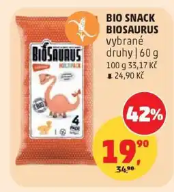 Penny Market BIO SNACK BIOSAURUS nabídka