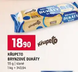 Terno Křupeto brynzové dukáty nabídka