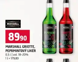 Terno Marshall griotte, peprmintový likér nabídka