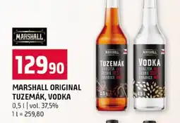 Terno Marshall original tuzemák, vodka nabídka